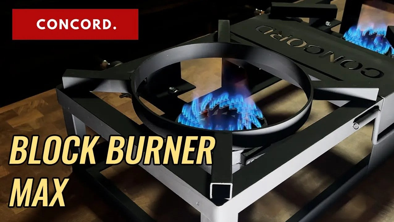 The Block Burner Max double outdoor propane burner introduction