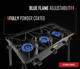 The Triple Burner Stove
