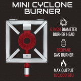 The Block Burner in Stainless Steel