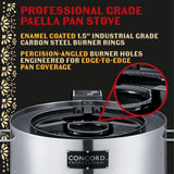 Stainless steel El Matador Paella Stove enamel coated burner rings
