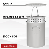 Stainless Steel Stock Pot w/ Basket