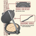 Cast Iron Heavy Duty Tortilla Press (Version 2.0)