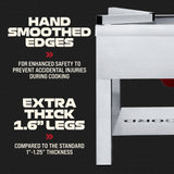 Stainless Steel Stronghold Wok Burner (16")