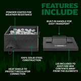 Dragon's Breath outdoor portable fire pit product features