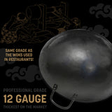 KURO Nitrided Carbon Steel Wok