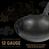 KURO Nitrided Carbon Steel Wok
