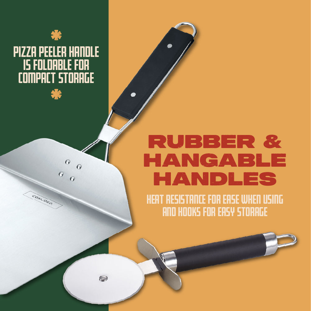 3 PCS Stainless Steel Pizza Kit