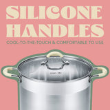 Silicone handles information on the Can IT canning pot