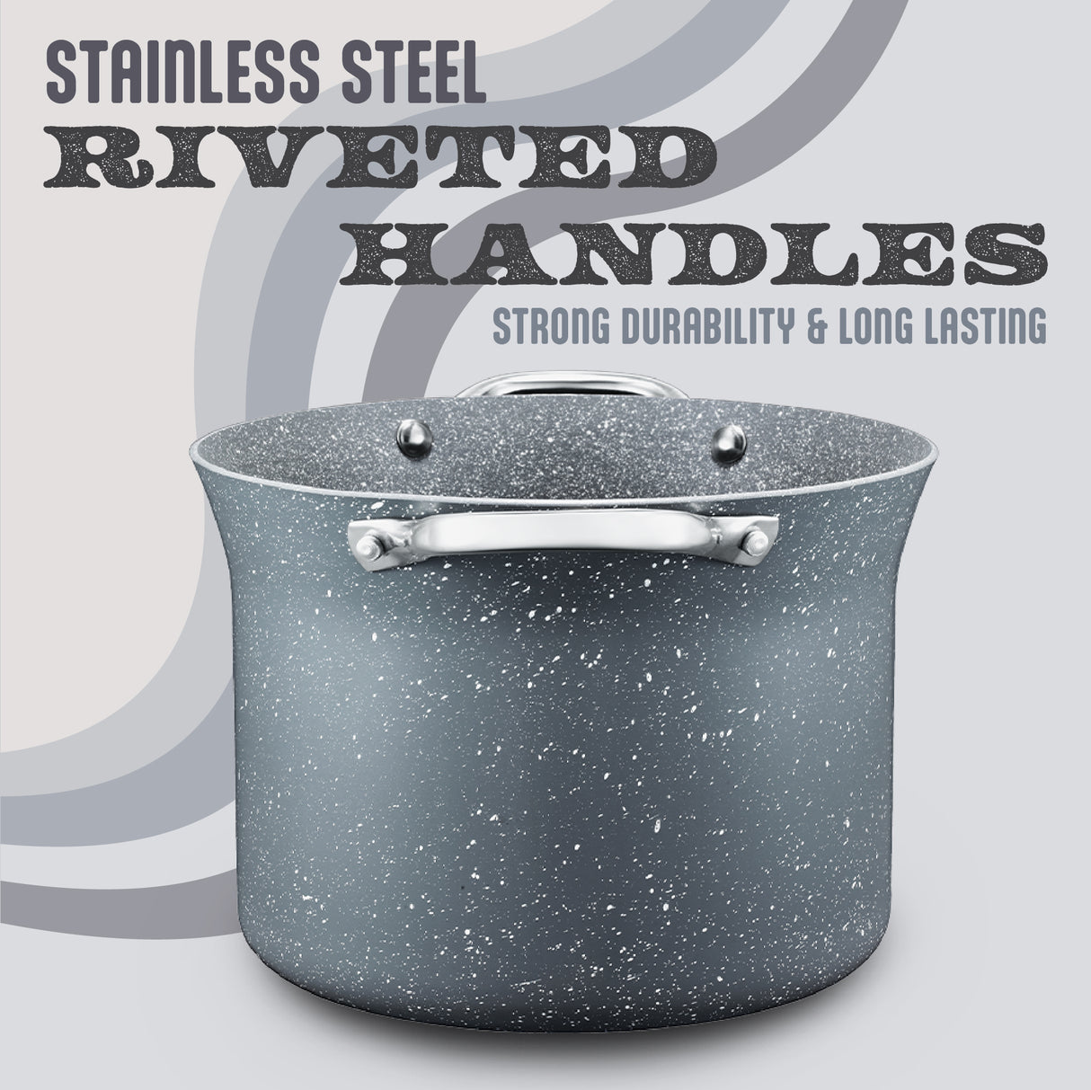 Concord Granite nonstick stock pot handle information