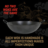 KURO Nitrided Carbon Steel Wok