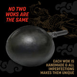 KURO Nitrided Carbon Steel Wok