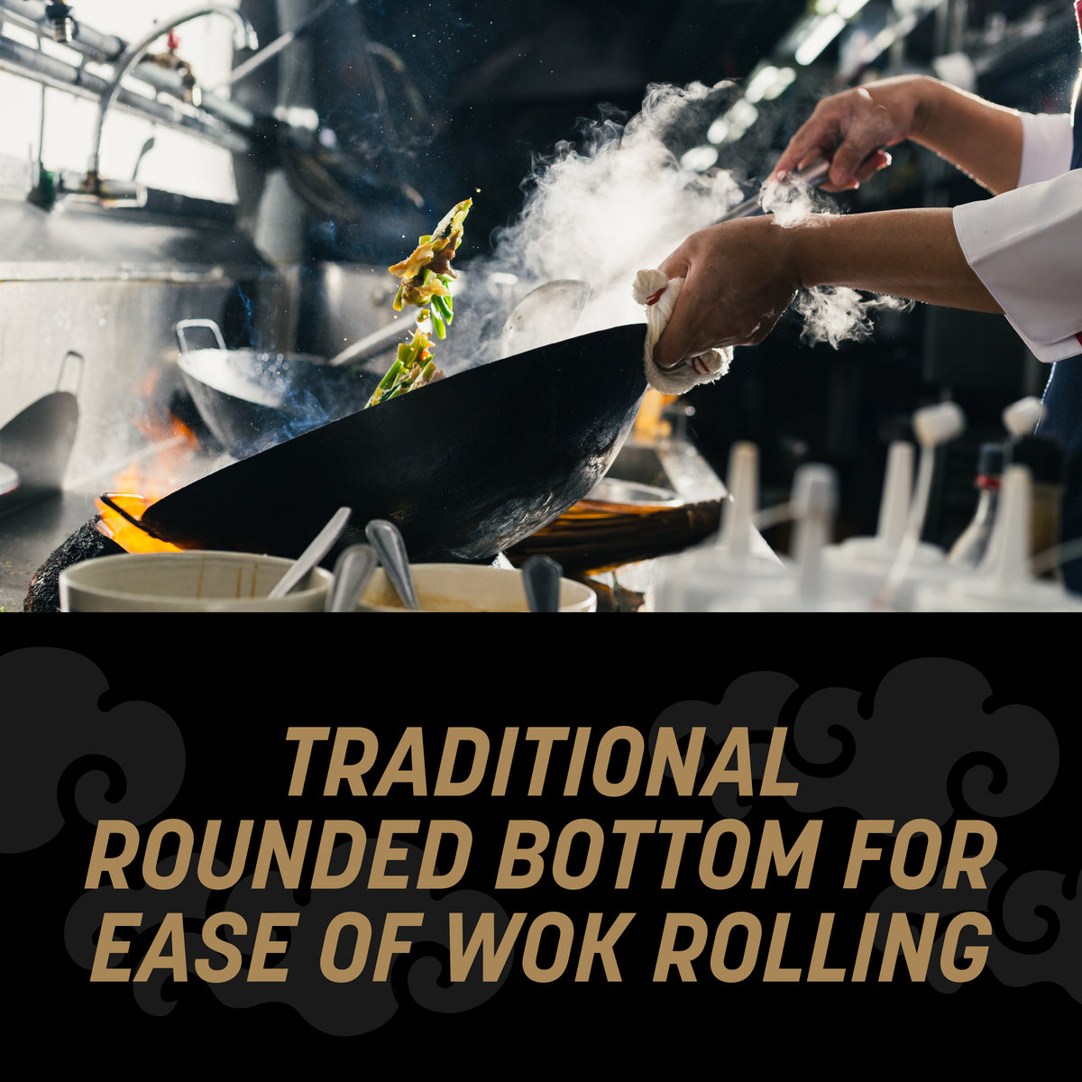 KURO Nitrided Carbon Steel Wok