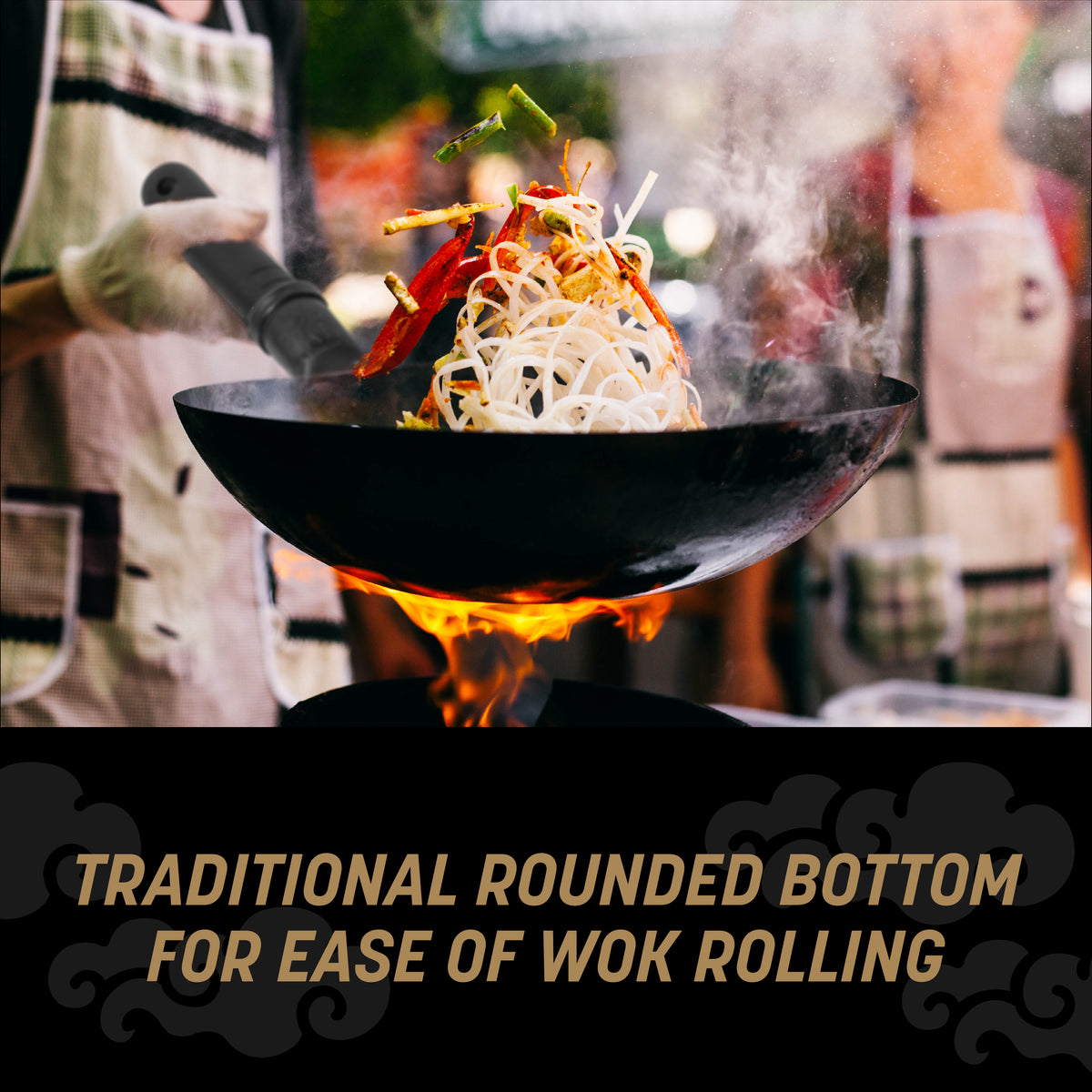 KURO Nitrided Carbon Steel Wok