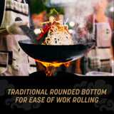 KURO Nitrided Carbon Steel Wok