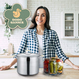 Can IT stainless steel canning set size reference next to female 