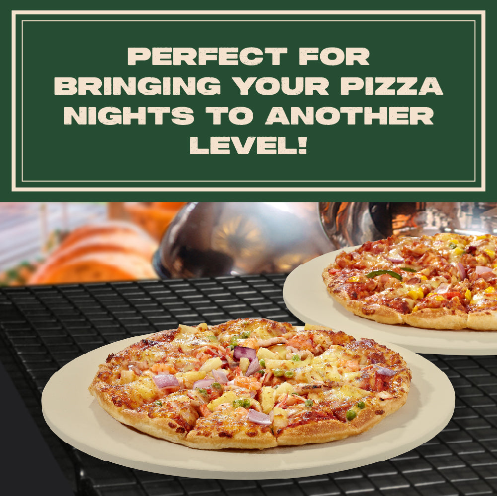 15" Round Pizza Stone (2 Pack)