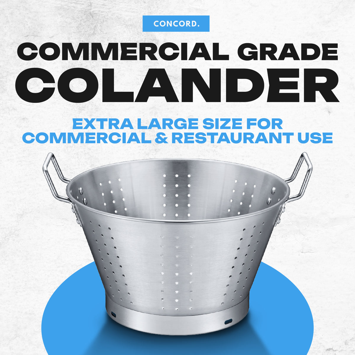 Stainless Steel Large Commercial Grade Colander