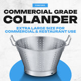 Stainless Steel Large Commercial Grade Colander