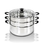 Stainless Steel 3 Tier Steamer Pot (30cm)