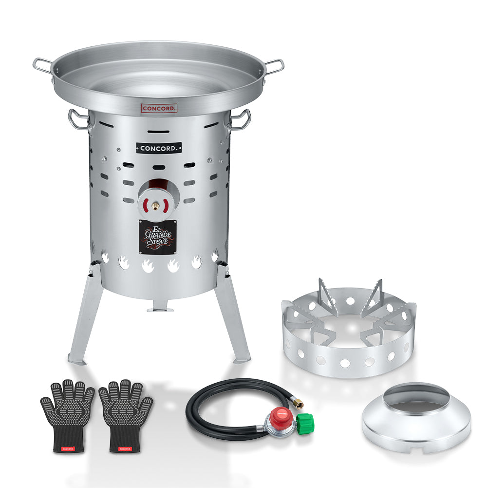 Stainless Steel El Grande Stove + Comal