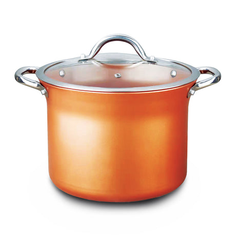 Concord Copperamic nonstick stock pot front view