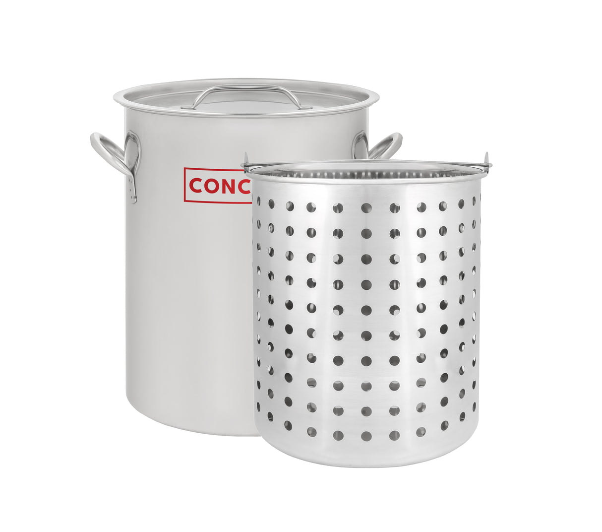 E-Series Stainless Steel Stock Pot w/ Basket
