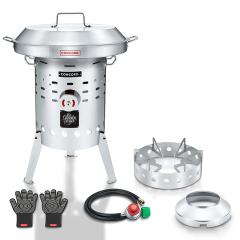 El Grande Stove + 3PCS Full Comal Set Bundle