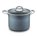 Concord Granite nonstick stock pot front view