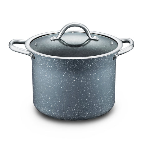 Concord Granite nonstick stock pot front view