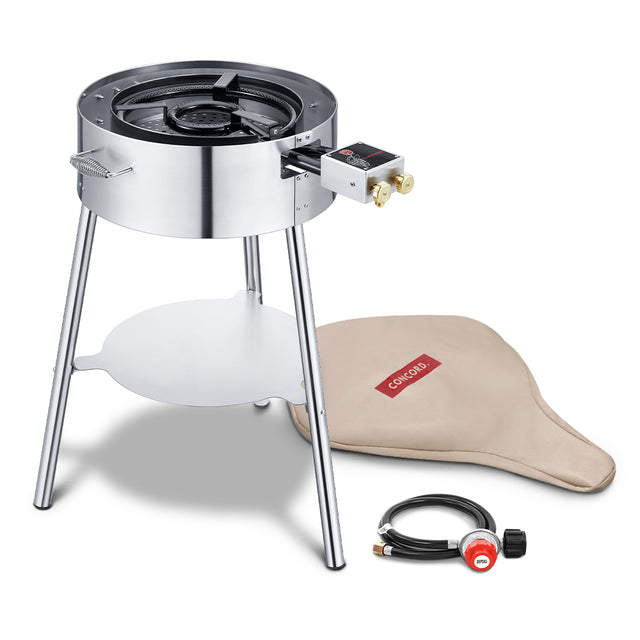 El Matador stainless steel Paella Stove main view