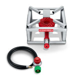 The Block Burner in Stainless Steel