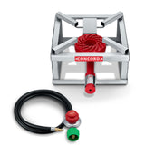 The Block Burner in Stainless Steel