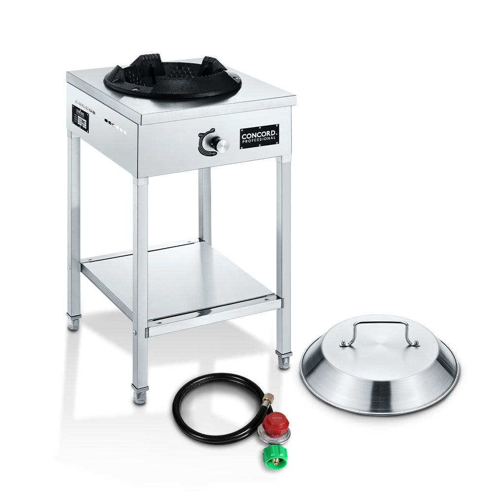 Professional Stainless Steel Wok Vortex Burner – Concord Cookware Inc