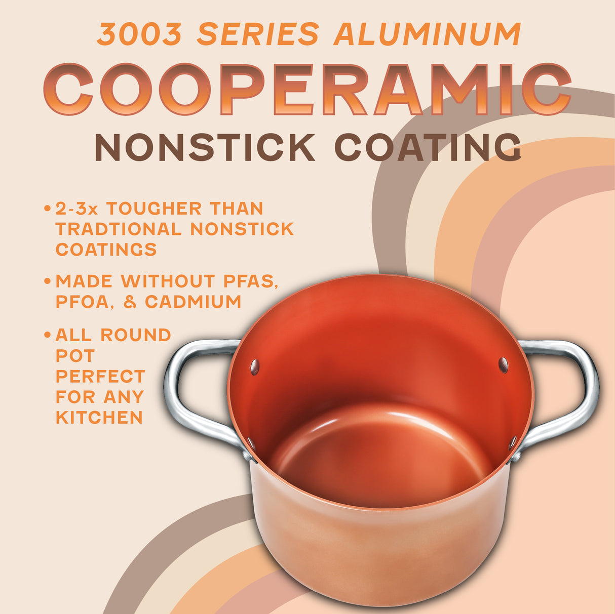 Concord Copperamic nonstick stock pot product information