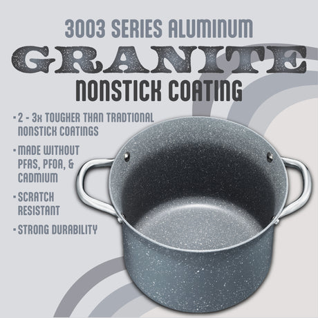 Concord Granite nonstick stock pot product information