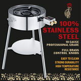100% stainless steel El Matador Paella Stove