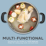 Stainless Steel 3 Tier Steamer Pot (30cm)