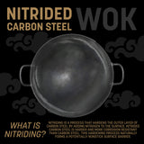 KURO Nitrided Carbon Steel Wok