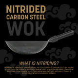 KURO Nitrided Carbon Steel Wok