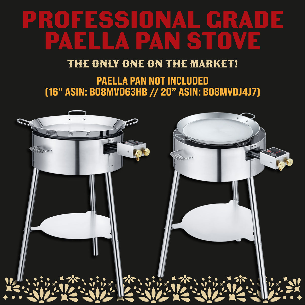 El Matador Paella Stove bundle options