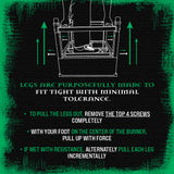 HADES Stainless Steel Commercial Stove