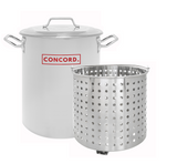 Stainless Steel Stock Pot w/Steamer Basket