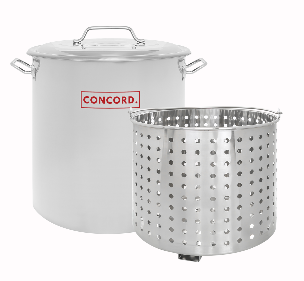 Stainless Steel Stock Pot w/Steamer Basket
