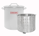 Stainless Steel Stock Pot w/Steamer Basket
