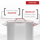 Stainless Steel Stock Pot w/Steamer Basket
