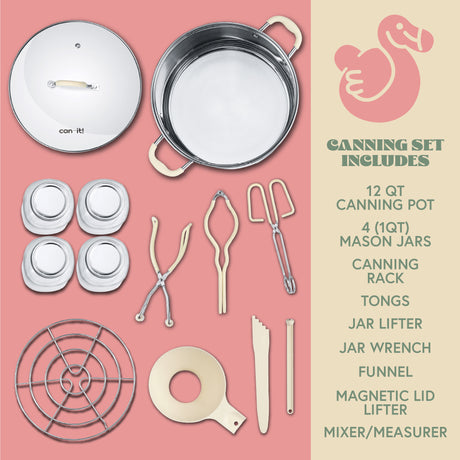 What is included in the Can IT canning pot set