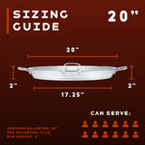 Premium Stainless Steel Paella Pan