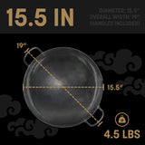 KURO Nitrided Carbon Steel Wok