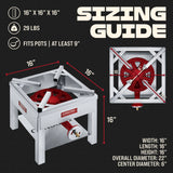 Stainless Steel Stronghold Burner (16")