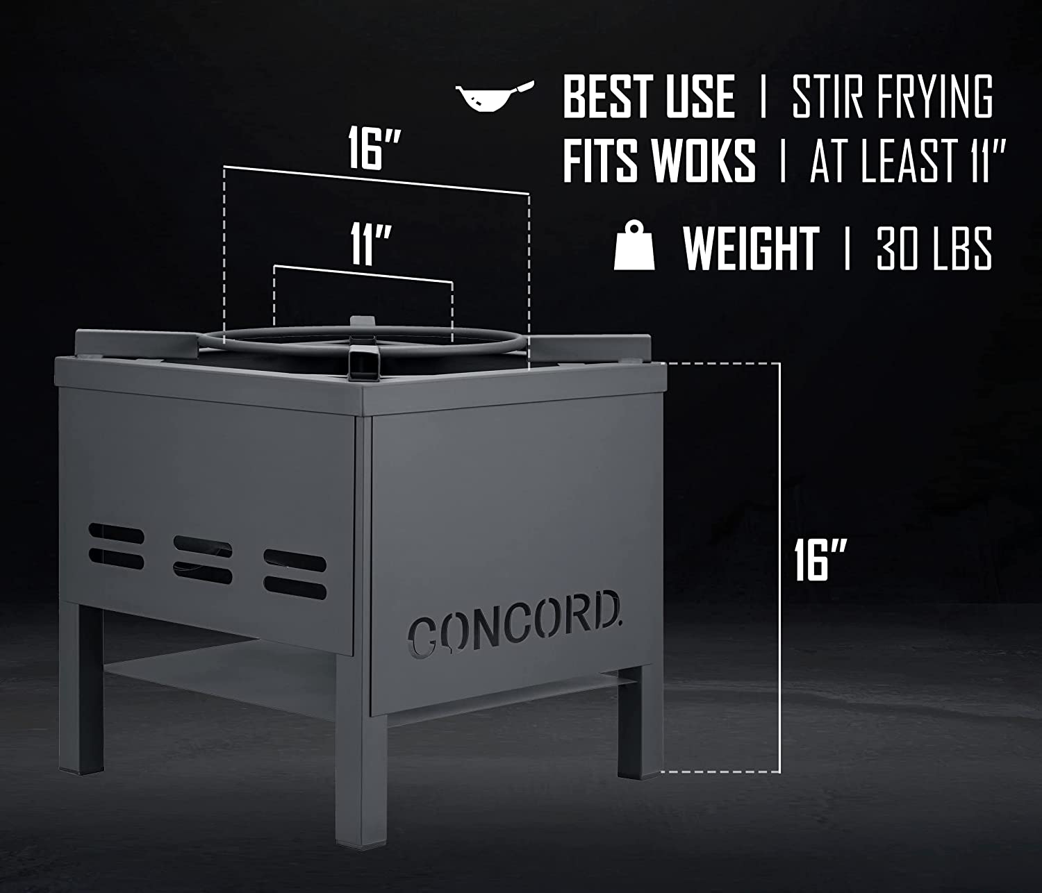 Stronghold Wok Burner (DROP IN WOK Edition) (16